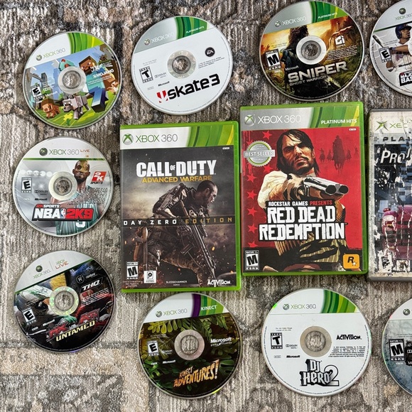 16 X box Video Game Collection with controller - Picture 2 of 5